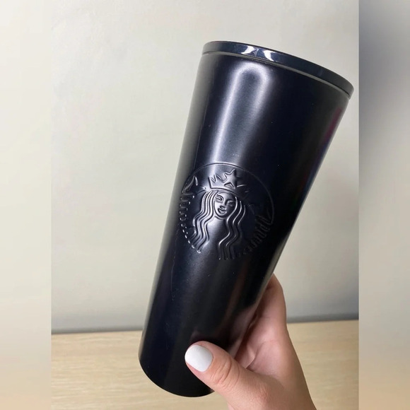 Starbucks Matte Black Stainless Steel Double Walled Ken Tumbler No Straw 24 oz - Picture 12 of 12